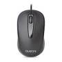 Mouse Optico Quaroni Alambrico Color Negro 1200 Dpi