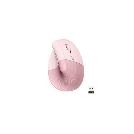 Mouse Logitech Lift Vertical Ergo Rose Optico Multi Disposit