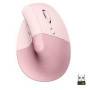 Mouse Logitech Lift Vertical Ergo Rose Optico Multi Disposit