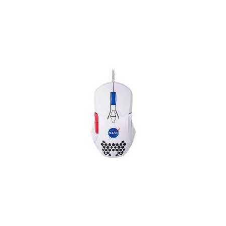 Mouse Gamer Nasa By Techzone Ns-Gm03 Alambrico Led Rgb Blanc