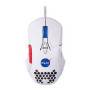 Mouse Gamer Nasa By Techzone Ns-Gm03 Alambrico Led Rgb Blanc