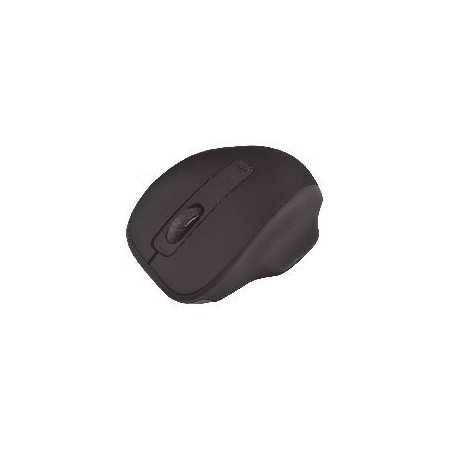 Mouse Optico Quaroni Inalambrico 4 Botones Color Negro Con A