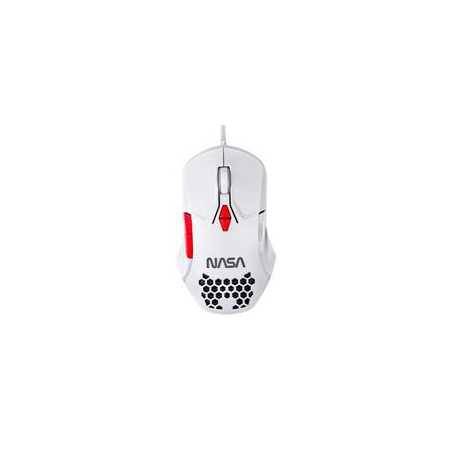 Mouse Gamer Nasa By Techzone Ns-Gm04 Alambrico Led Rgb Blanc