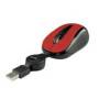 Mini Mouse Optico Retractil Easy Line By Perfect Choice Rojo