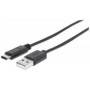 Cable Usb,Manhattan,354981,-C V3.1, C-A 3.0M Negro