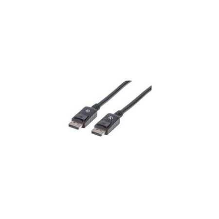 Cable Displayport,Manhattan,306935, V1.2 M-M 1.0M Negro 4K60