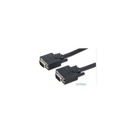 Cable Svga,Manhattan,311748, Monitor 8Mm Hd15M-M  3.0M