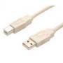 Cable De 3M Usb 2.0 Beige - Usb Tipo-A Macho A Usb-B Macho P