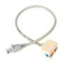 Cable Adaptador Multiplicador Divisor Splitter Rj45 2 A 1 -