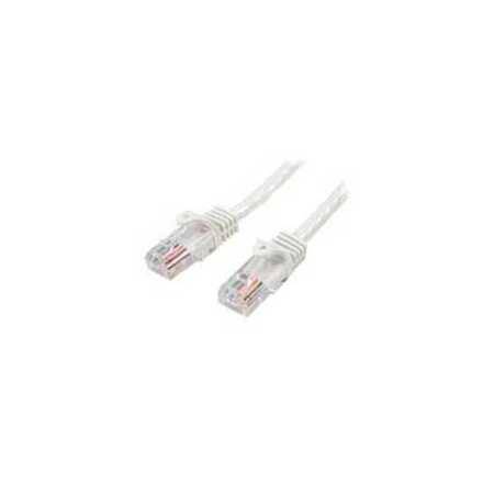 Cable De 10M Blanco De Red Cat5E Ethernet Rj45 Sin Enganches