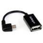 Cable Adaptador Micro Usb A Usb Otg Acodado A La Derecha De