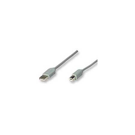 Cable Usb,Manhattan,341028, A-B 4.5M, Gris