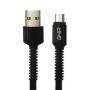 Cable Micro Usb Ghia Nylon 1M Color Negro