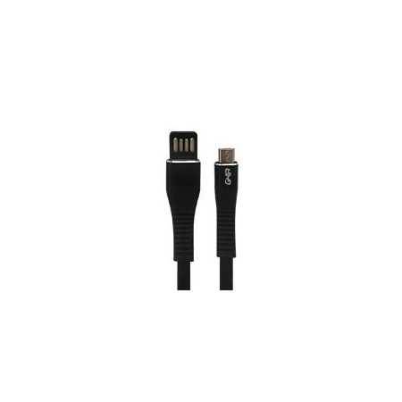 Cable Micro Usb Ghia Plano Reversible/Bilateral Color Negro