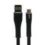 Cable Micro Usb Ghia Plano Reversible/Bilateral Color Negro