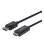 Cable Displayport ,Manhattan,152662,- Hdmi M-M 1080P 1.0M