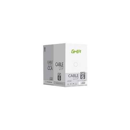 Bobina De Cable Utp Cat6 Ghia Cca Blanco 305M 23 Awg 1000Ft