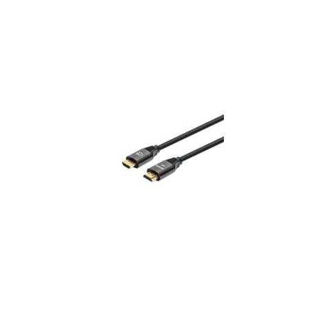 Cable Hdmi.Manhattan,355957, 2.1 Textil M-M  3.0M, 8K@60Hz,