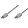 Cable Usb,Manhattan,317887, A-A 1.8M, Gris