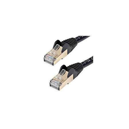 Cable De 1M Cat6A Ethernet Negro - Cable De Red 10Gb Cat6A S