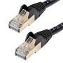 Cable De 1M Cat6A Ethernet Negro - Cable De Red 10Gb Cat6A S