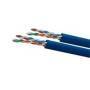 Bobina De Cable Wam Cat6 Utp Cca 23 Awg 305 Mts Color Azul