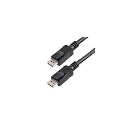 Cable De 3M Displayport Certificado 1.2 4K Con Cierre De Seg