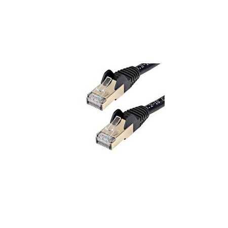 Cable De 2M Cat6A Ethernet Negro - Cable De Red 10Gb Cat6A S