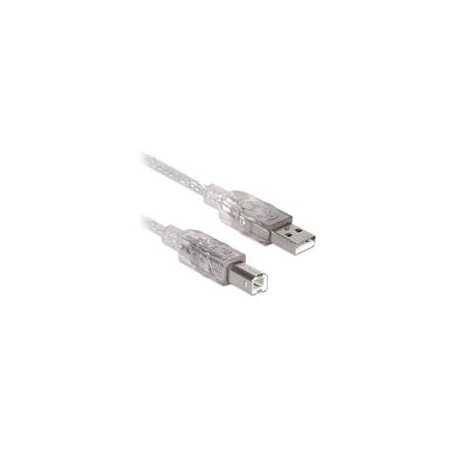 Cable Brobotix Usb-A V2.0 A Usb-B, 4.5Mts, Translucido