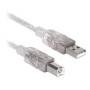 Cable Brobotix Usb-A V2.0 A Usb-B, 4.5Mts, Translucido