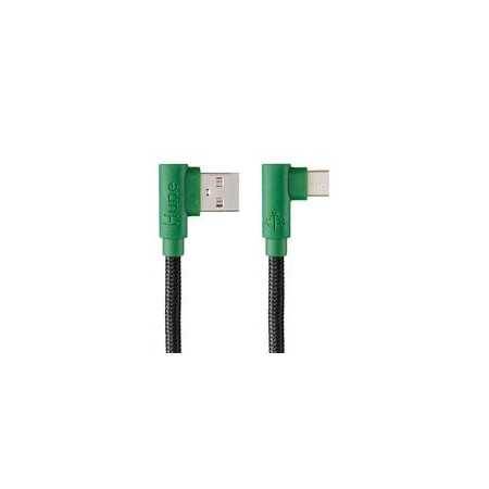 Cable Micro Usb Tipo C Hune Hiedra Sustentable Trenzado Carg