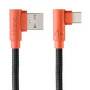 Cable Micro Usb Tipo C Hune Hiedra Sustentable Trenzado Carg