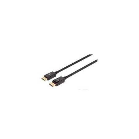 Cable Displayport,Manhattan,353618, V1.4 M-M 2.0M Negro 8K60