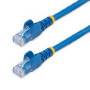 Cable De Red De 30Cm Azul Cat6 Utp Ethernet Gigabit Rj45 Sin