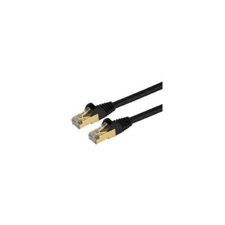 Cable De 2M Cat6A Ethernet Negro - Cable De Red 10Gb Cat6A S