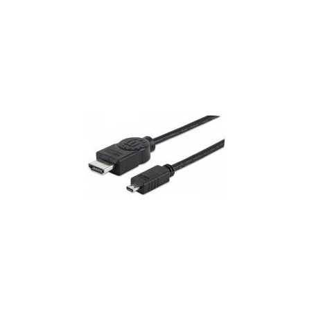 Cable Hdmi,Manhattan,324427, 1.4 M-Micro 2Methernet