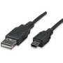 Cable Usb,Manhattan,33375, V2.0 A-Mini B 1.8M Negro