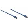 Cable Patch,Intellinet,342575, Cat 6, 1.0M 3.0F Utp Azul