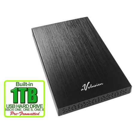 Avolusion HD250U3 1TB USB 3.0 Gaming externo Portable Xbox One Drive (Xbox Pre -formateado) - Black W/2 años Garantía