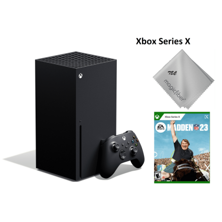 TEC más nuevo Microsoft- Xbox -Series- -x- Consola de juegos - 1TB SSD Black With Madden NFL 23 Game Bundle