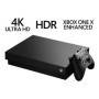 Consola de juegos negros de Microsoft Xbox One x 1TB con 2 controladores + G11-A auriculares con un paquete de axción de