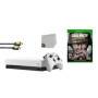 Consola de juego de Microsoft Xbox One X 1TB White con Call of Duty-WW2 Bolt Axtion Bundle utilizado