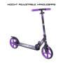 Halo Rise sobre Supreme Big Wheel Scooter - Purple - Diseñado para todos los corredores (unisex) - ruedas de 200 mm, aju