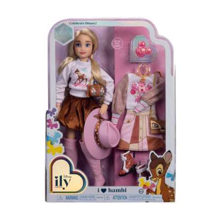 Disney Ily 4ever I Love Bambi Fashion Fashion Fashion Doll con 2 trajes de moda hermosos