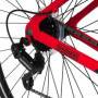 Hyper Bicycle 700C Spin Fit Spin Fit Bike, negro y rojo