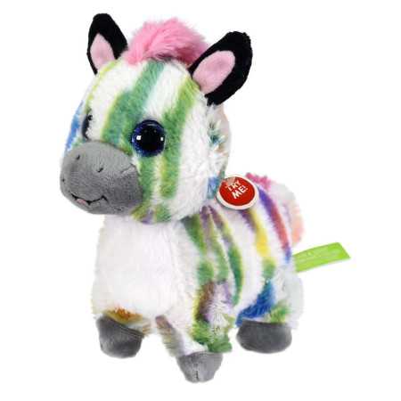 Kid Connection Miniature Electronic Walking Pet Rainbow Zebra con sonidos