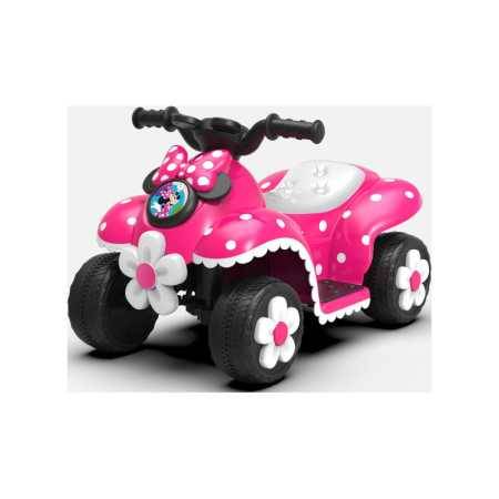 El mejor viaje en los coches Minnie Mouse Quad 6V Batery -Operated Quad