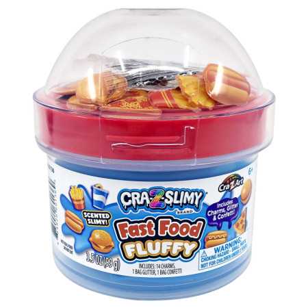 Cra-Z-Art Cra-Z-Slimy Food Fast Slime, limo azul, de 6 años y arriba