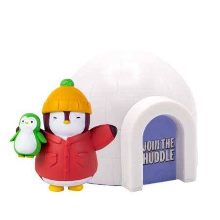 Pudgy Penguins Figuras coleccionables 1 Igloo Pack, 12 estilos para recolectar