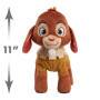 Disney Wish Walk 'n Talk Valentino Plush Despeing Goat, juguete de felpa interactivo de 11 pulgadas, animal relleno con